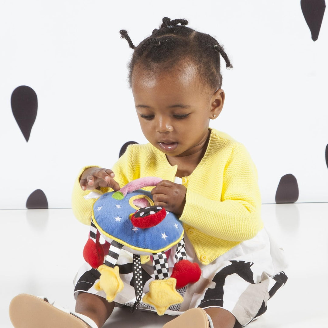 Manhattan Toy Baby Whoozit Kinderwagen- und Aktivitätsspielzeug für unterwegs, 15,2 cm