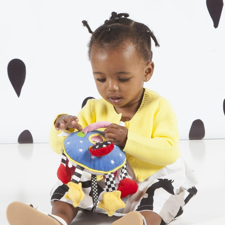 Manhattan Toy Baby Whoozit Kinderwagen- und Aktivitätsspielzeug für unterwegs, 15,2 cm