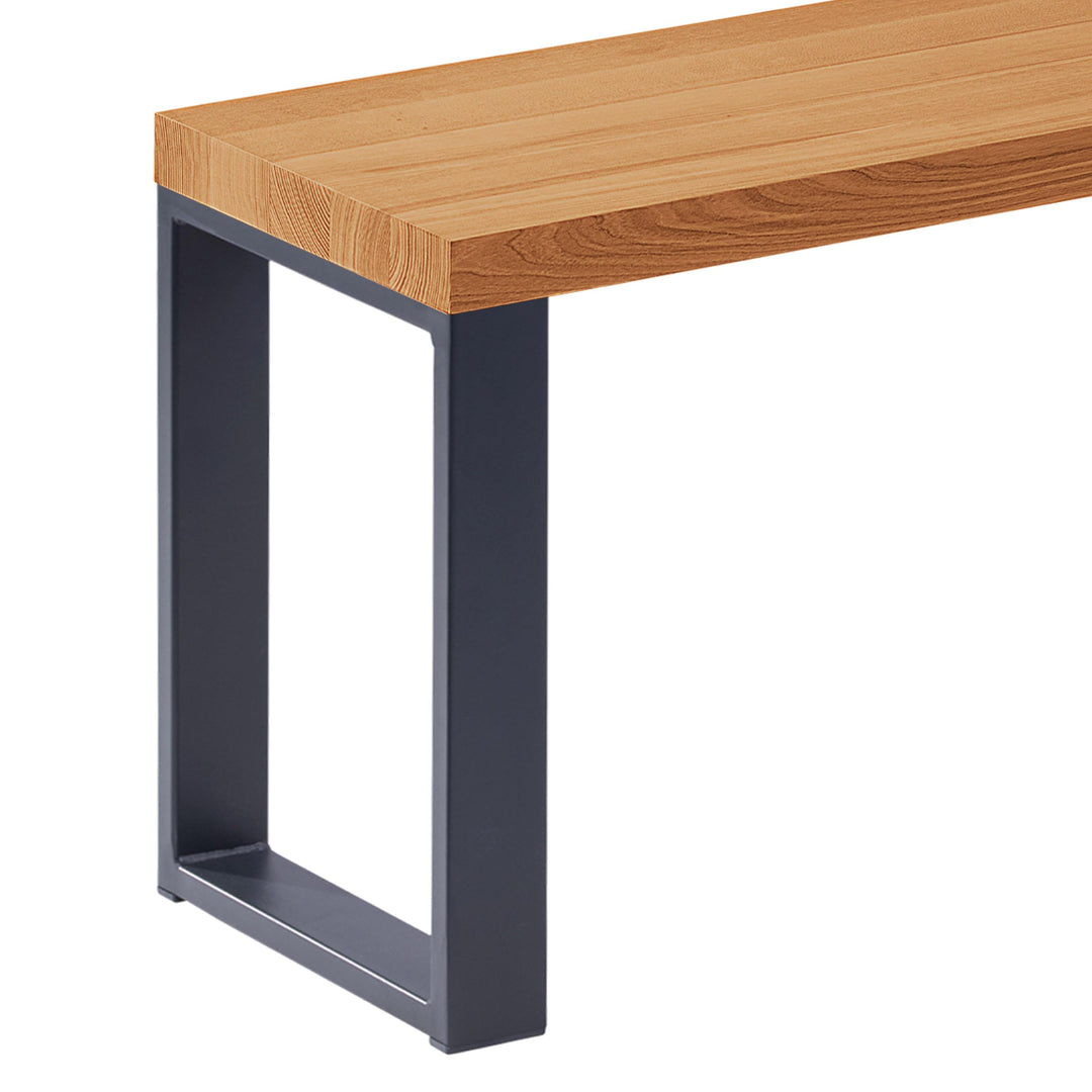 LAMO Manufaktur Hocker Beistelltisch Sitzbank 30x40x47 cm, Möbelfüsse Simple Anthrazit/Rustikal, LSB