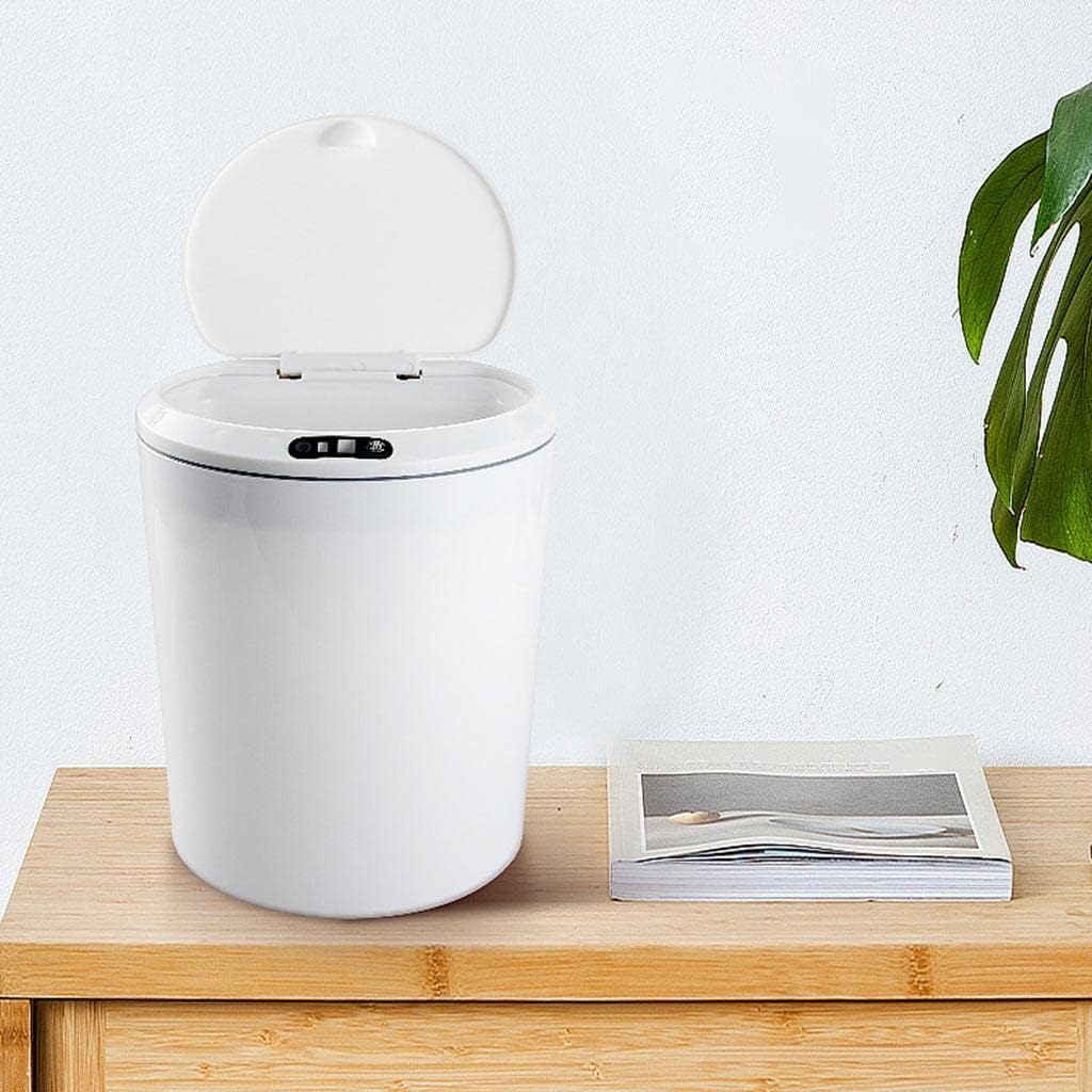 perfk 3/5L Sensor Mülleimer, Kleiner Abfallbehälter für Badezimmer, Schlafzimmer, Aufenthaltsraum, K