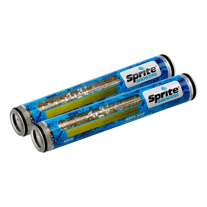 Sprite HHC-2 Ersatz-Duschfilterkartusche, 2er-Pack, Blau