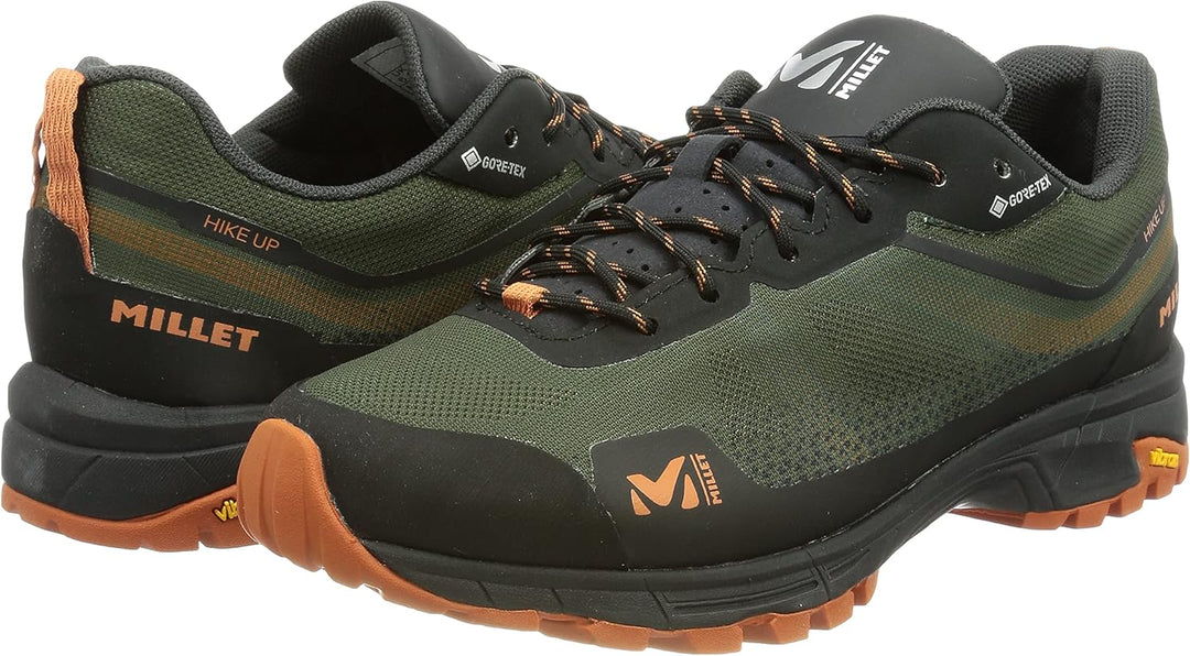 Millet Men's Hike Up GTX M Climbing Shoe 42 EU Grün Schwarz, 42 EU Grün Schwarz