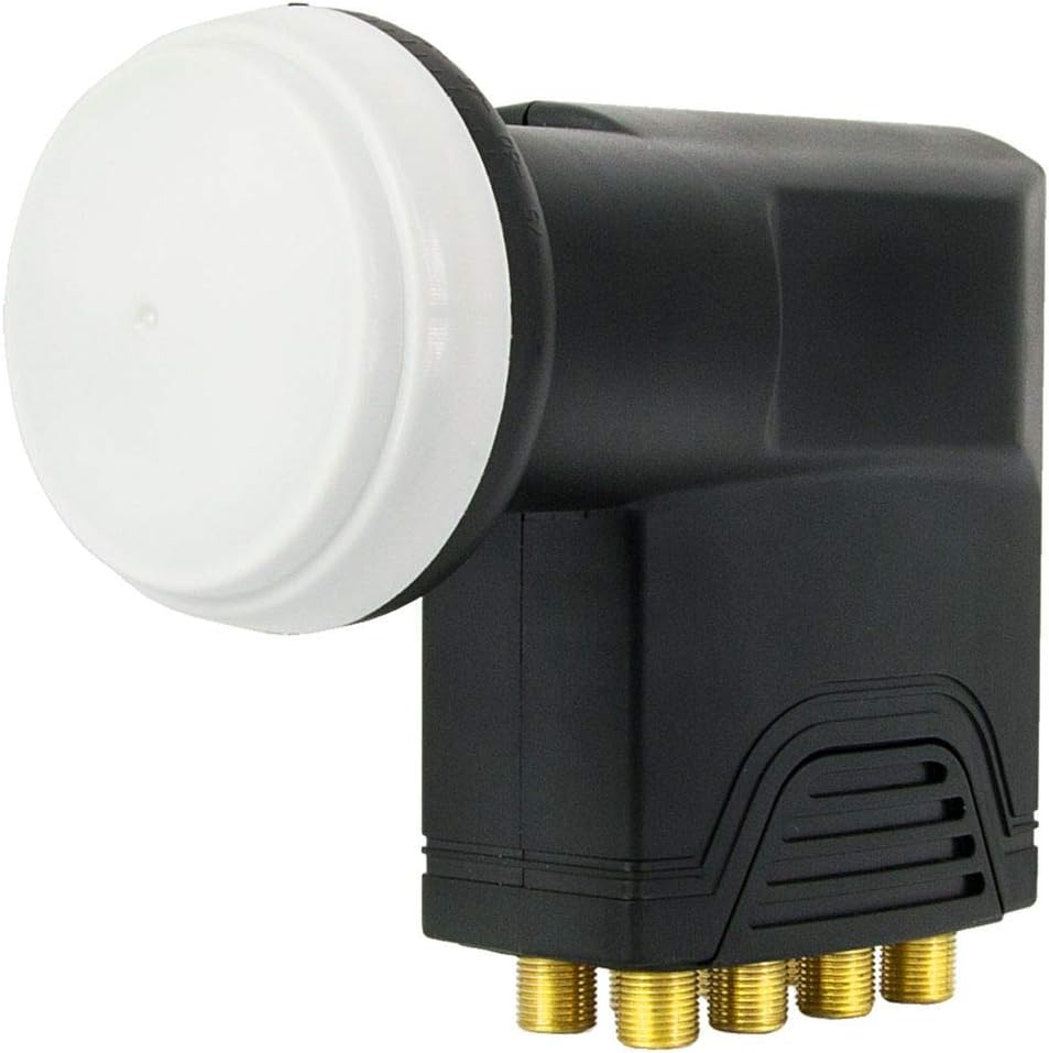 Fuba DAA 780 W Satellitenantenne Aluminium in Weiss HDTV 3D 4K Premium X Deluxe Octo LNB Sat 78 cm +