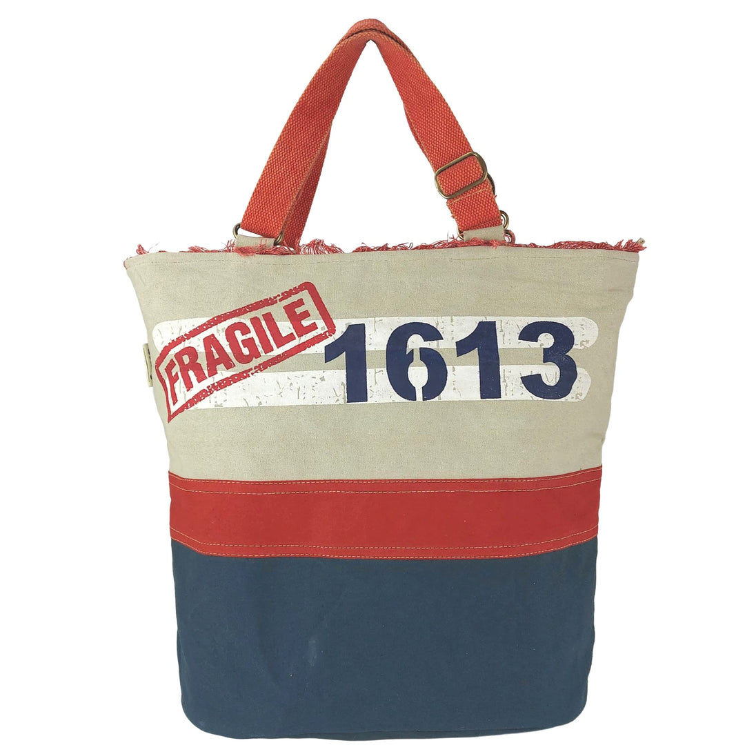 Sunsa XXL Damen Handtasche. Grosse Tasche aus Canvas. Vegane Strandtasche/Schultertasche. Weekender