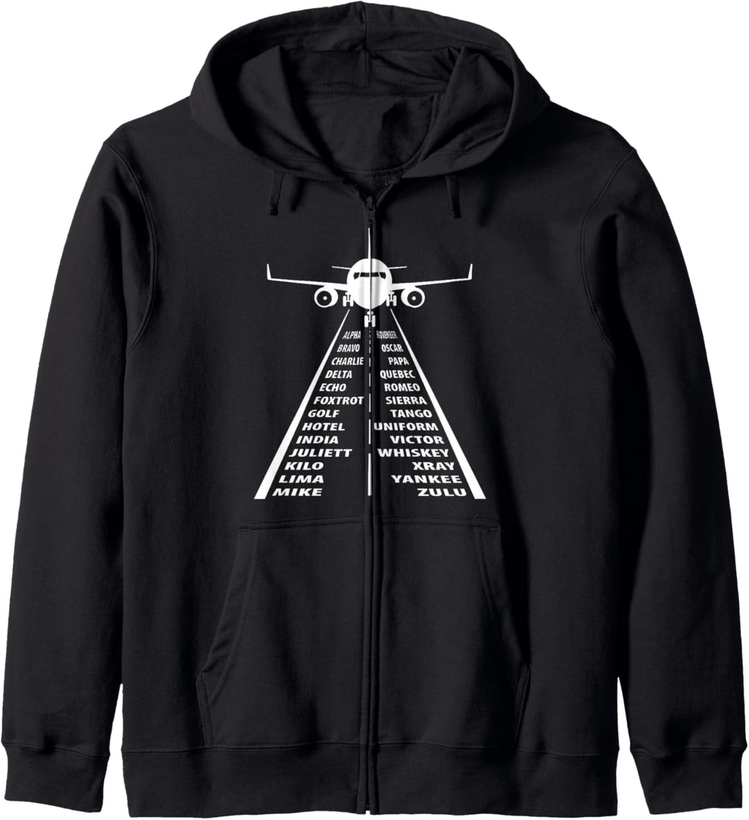 Nato Alphabet Design für Fluglotse - Pilotenausbildung Kapuzenjacke