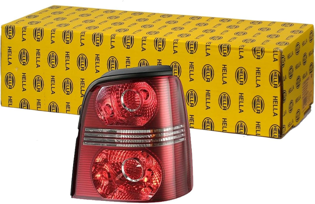 HELLA 2SK 009 477-051 Heckleuchte - Glühlampe - glasklar/rot - links - für u.a. VW Touran (1T1, 1T2)