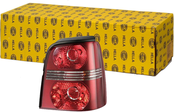 HELLA 2SK 009 477-051 Heckleuchte - Glühlampe - glasklar/rot - links - für u.a. VW Touran (1T1, 1T2)