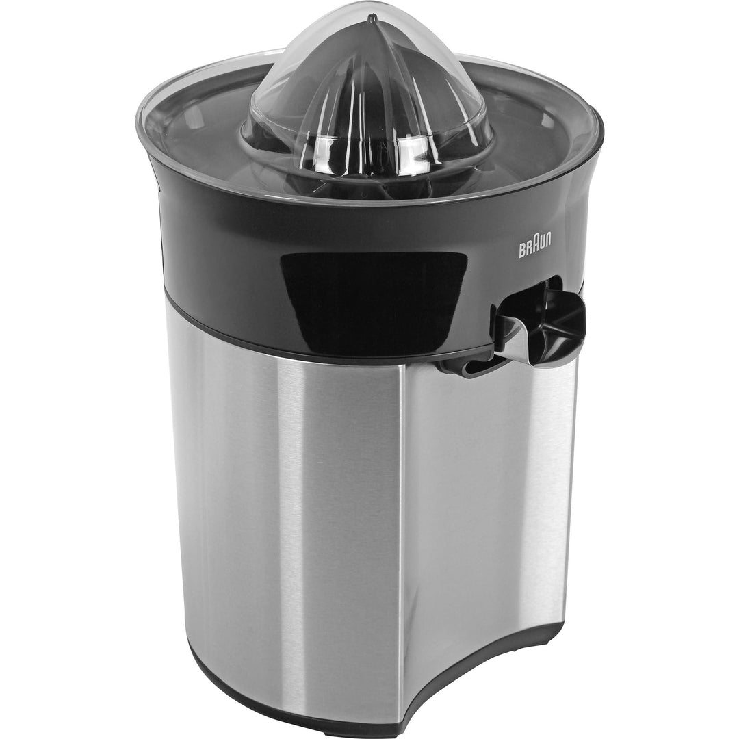 Braun CitrusQuick 5 CJ5050 BK Zitruspresse, Direkter Saftauslauf, Anti-Tropf-Auslauf, Start/Stopp-Au