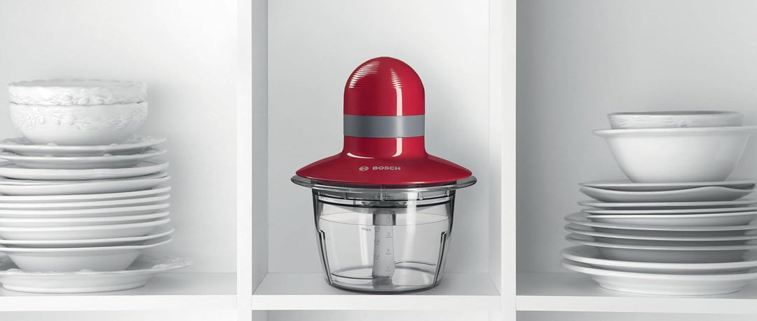 Bosch MMR08R2 Universal Zerkleinerer chopper, Kunststoff, Rot, 400 W 400 W Mixbecher 800 ml