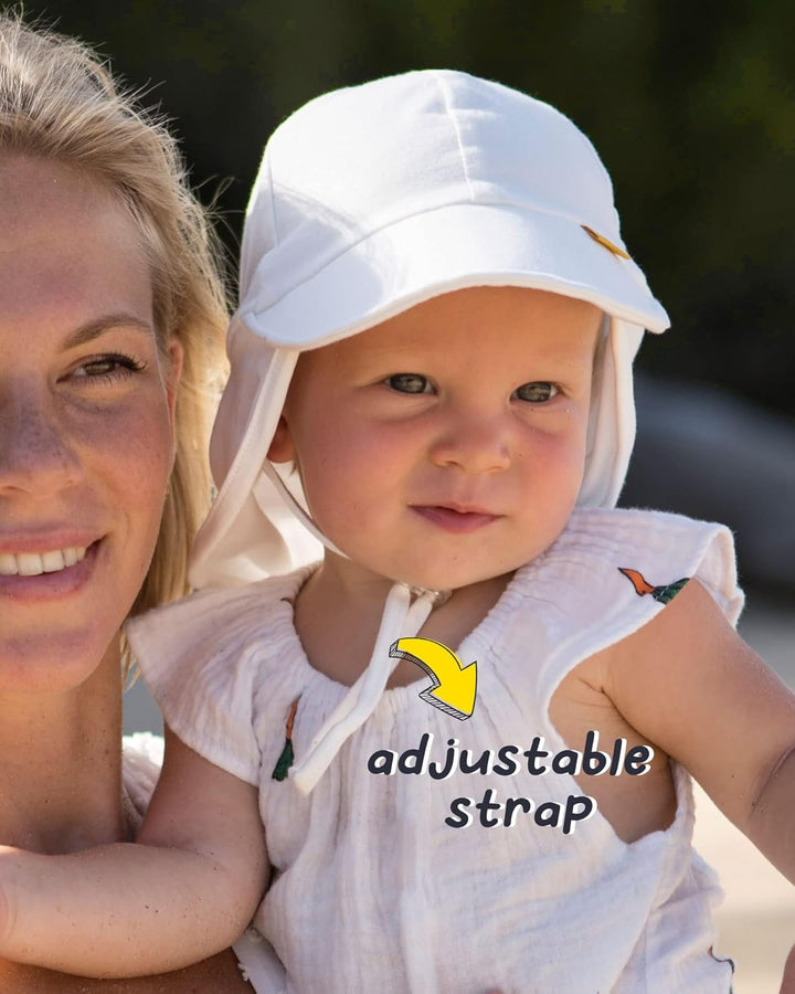 FURTALK Baby Kleinkind Sonnenhut UPF 50+ UV-Schutz Mädchen & Jungen Sommer Kappe Kinder Strand Mütze