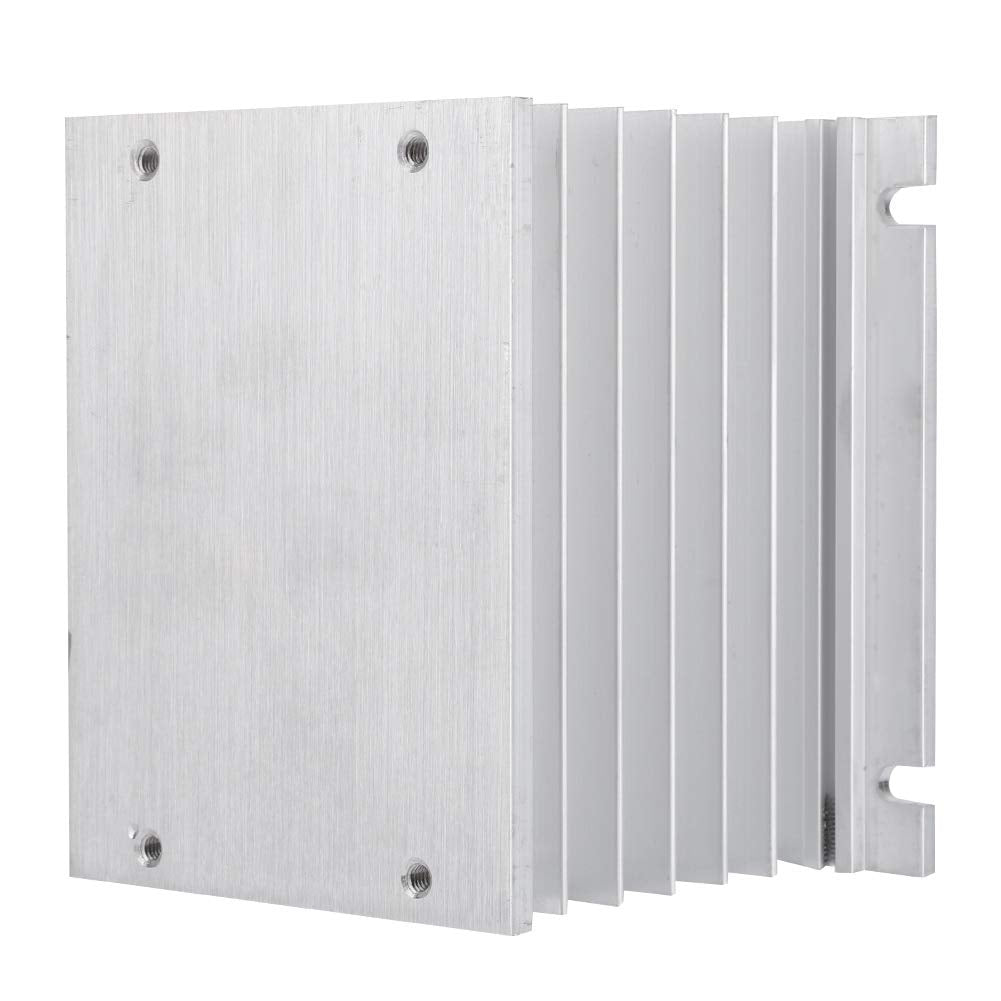 3-Phasen-Kühlkörper Aluminium, SSR-Kühlkörper Dreiphasen-Halbleiterrelais-Kühlkörper für DIN-Install
