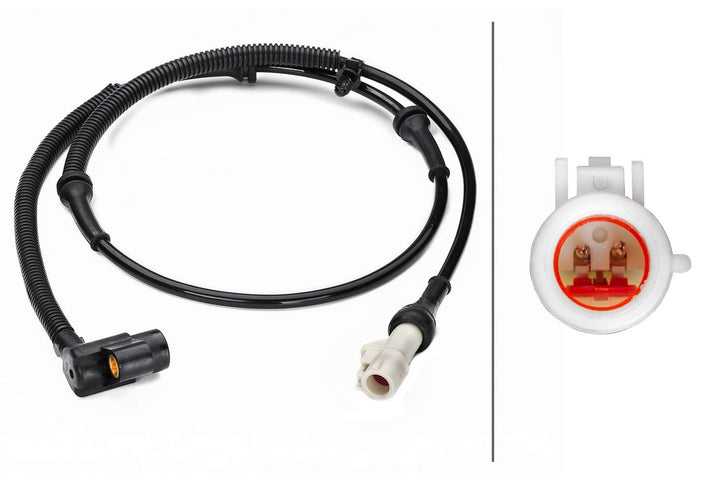 HELLA 6PT 014 494-871 Sensor, Abgastemperatur - 2-polig - geschraubt - Kabel: 730mm