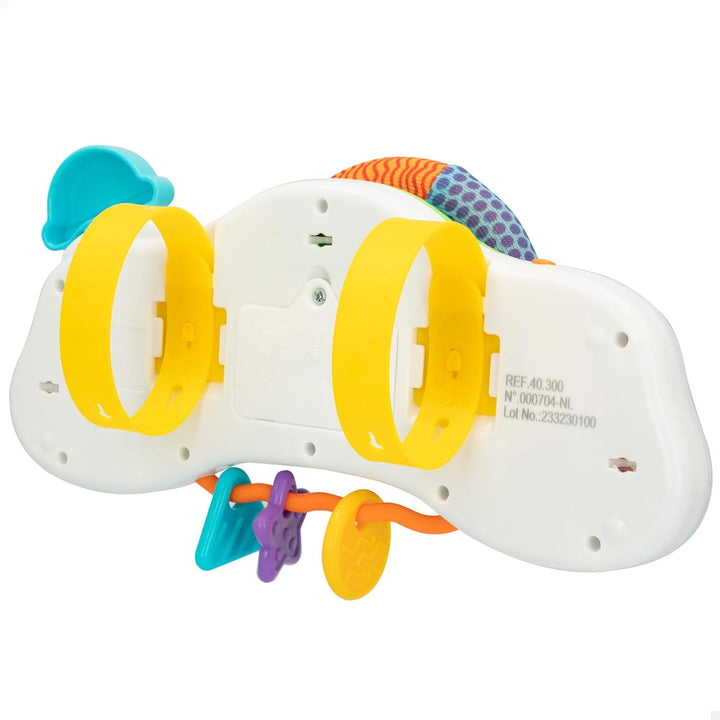 winfun 40300 Lenkrad für Kinderwagen, Simulator, Auto, Mehrfarbig, 1 Stück Auto-Simulator + 6 Monate