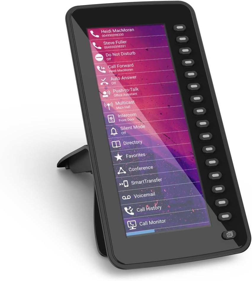 Snom D7C Farb-USB-Erweiterungsmodul für D7xx-Telefone (hochauflösendes Farbdisplay mit Hintergrundbe