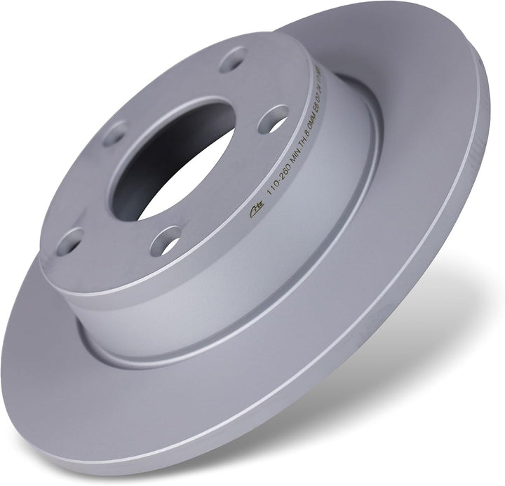 ATE Bremsenset Hinterachse inkl. Bremsscheiben Hinten Ø 255 mm Voll und Bremsbeläge Hinten, Passend