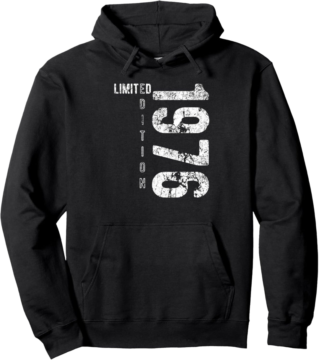 Limited Edition 1976 Geburtstag Jahrgang 1976 Born In 1976 Pullover Hoodie