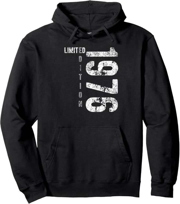 Limited Edition 1976 Geburtstag Jahrgang 1976 Born In 1976 Pullover Hoodie