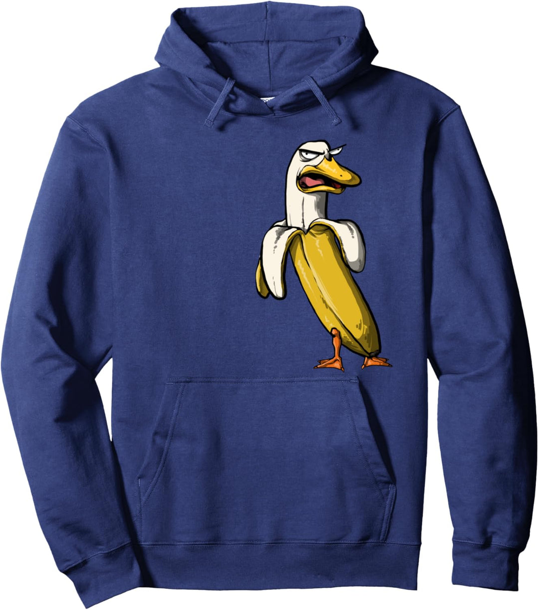 Bananen Ente Lustig verrückt Pullover Hoodie