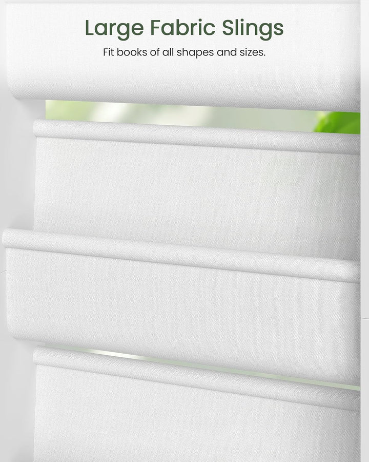 CHOEZON Kompaktes Bücherregal Kinder, 4-stufiges Regal, Montessori Kinderregal, Wandregal, Stoff-Org