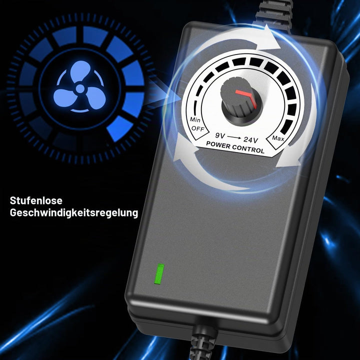Aygrochy Rohrventilator 100mm, EC-Motor Rohrlüfter, Ausgestattet mit Steckdose, die über Timer, nach