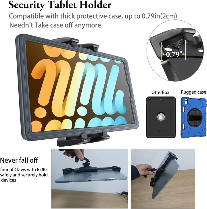 Tablet-Stativhalterung 60 Zoll mit Bluetooth-Fernbedienung für iPad Pro Air Mini 12,9 11 10,5 Surfac