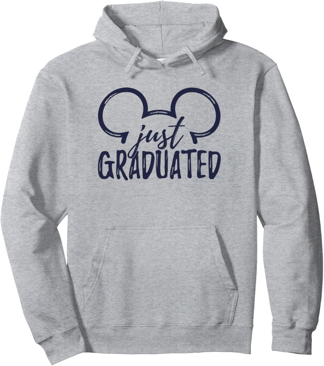 Disney Mickey Mouse Just Graduated Outline Pullover Hoodie