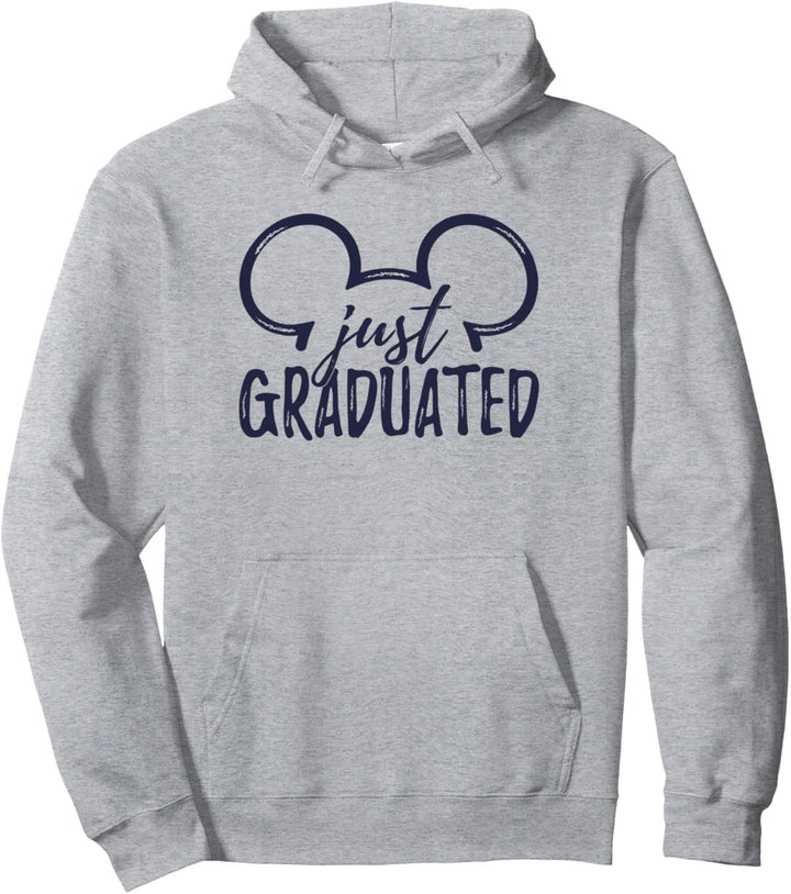 Disney Mickey Mouse Just Graduated Outline Pullover Hoodie