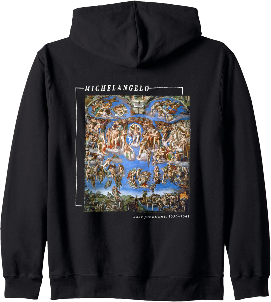 Michelangelo Gemälde Das Jüngste Gericht Kapuzenjacke