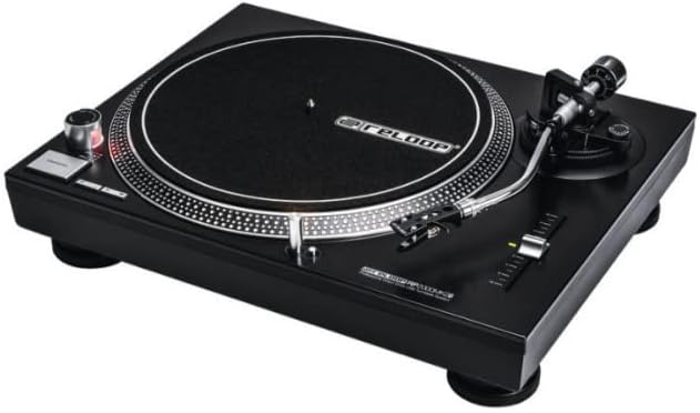 Reloop RP-2000 USB MK2 - quarzgesteuerter DJ-Plattenspieler mit Direktantrieb, 33 1/3 und 45 RPM, US