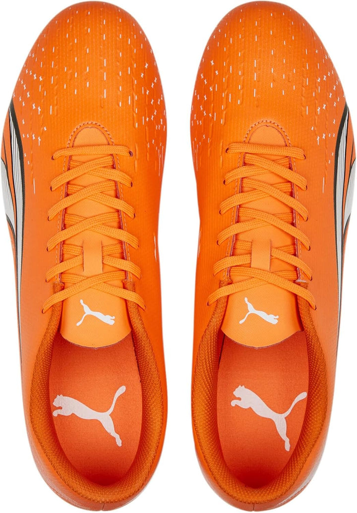 PUMA Herren Ultra Play Fg/AgFussballschuh 39 EU Ultra Orange Puma White Blue Glimmer, 39 EU Ultra Or