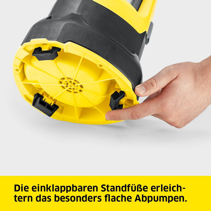 Kärcher SP 17.000 Flat Level Sensor flachsaugende Tauchpumpe, Fördermenge: 17.000 l/h, Eintauchtiefe