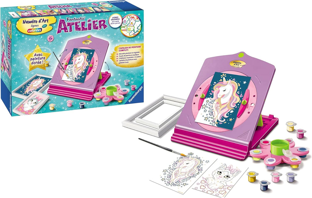 Ravensburger Fantastic' Atelier d'Art Number - Kreativset - Malen nach Zahlen - Entspannte und kreat