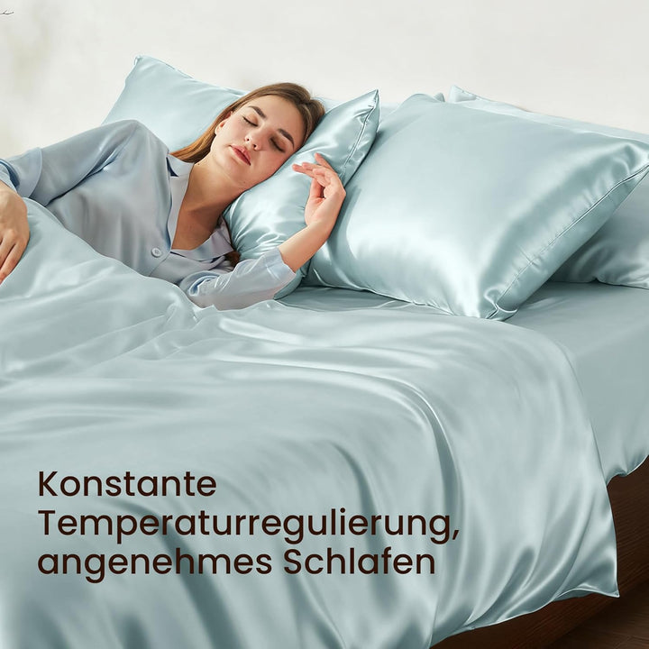 THXSILK 25 Momme Seide Kissenbezug für Haar und Haut - Maulbeerseide Kissenbezug - Hypoallergen mit
