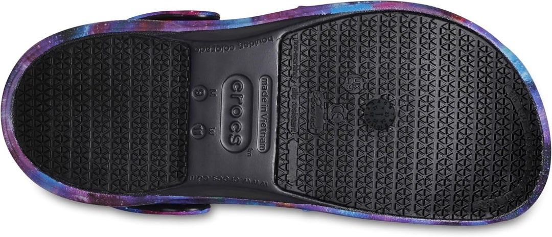 Crocs Unisex Bistro Graphic Clogs 37.5 EU Schwarz, 37.5 EU Schwarz