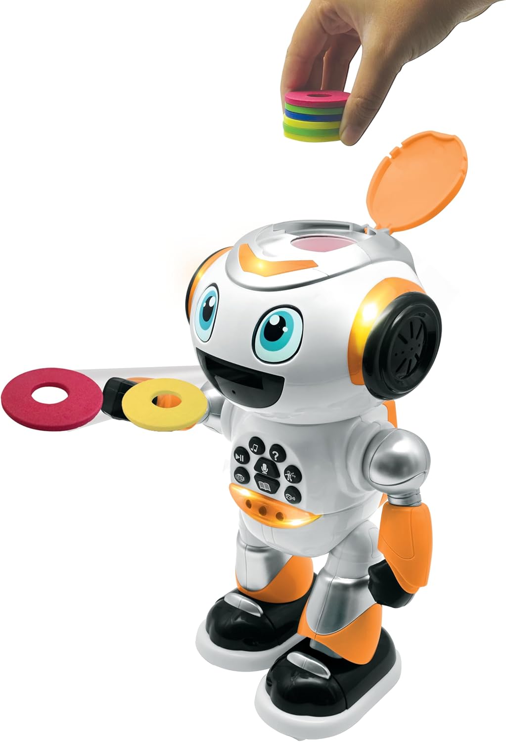 Lexibook, Powerman Advance - Französische Ausgabe - Ferngesteuerter Roboter, Interaktives Lernspielz