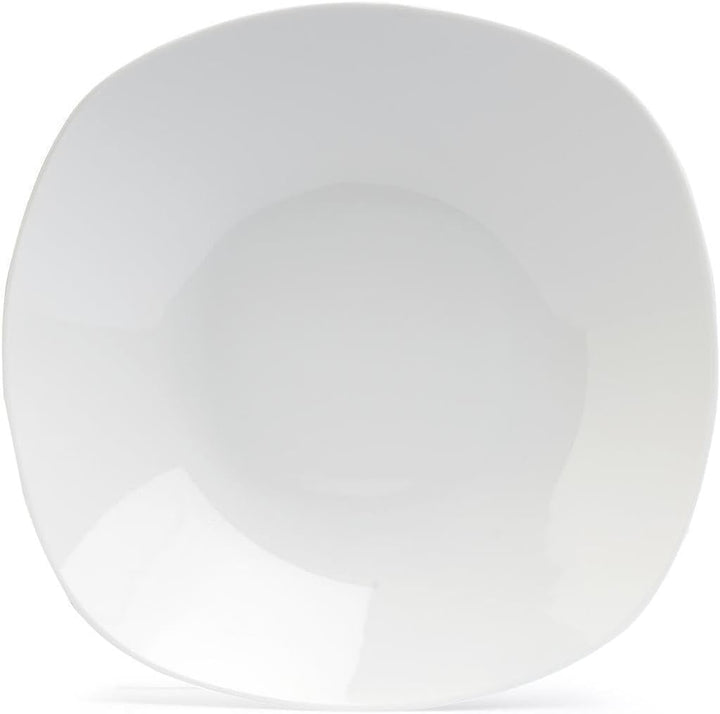 Suppenteller Tiefteller Salatteller - Porzellan - Weiss - 22 cm - 12er Set