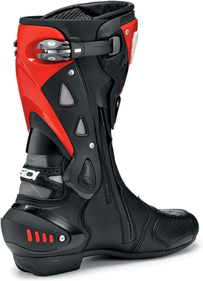 Sidi ST Motorradstiefel Schwarz Rot 40 EU, Schwarz Rot 40 EU