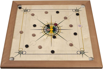 Philos 8231 - Carrom Superior, blau-gelb-grün, Geschicklichkeitsspiel