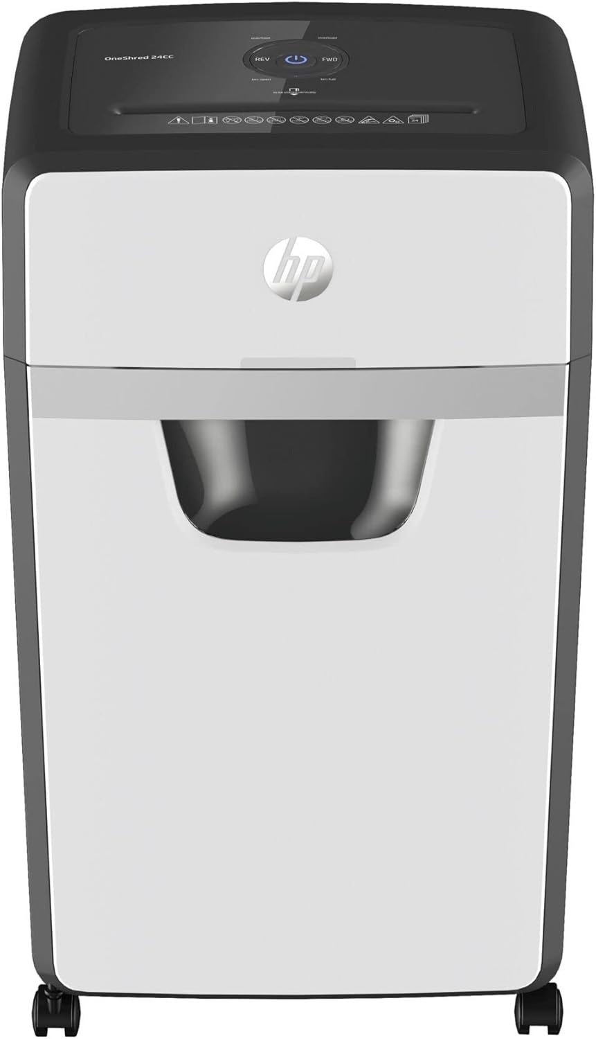 HP OneShred 24CC, Aktenvernichter, Sicherheitsstufe P-4, Cross Cut, 24 Blatt, 2807 Cross Cut 24 Blat