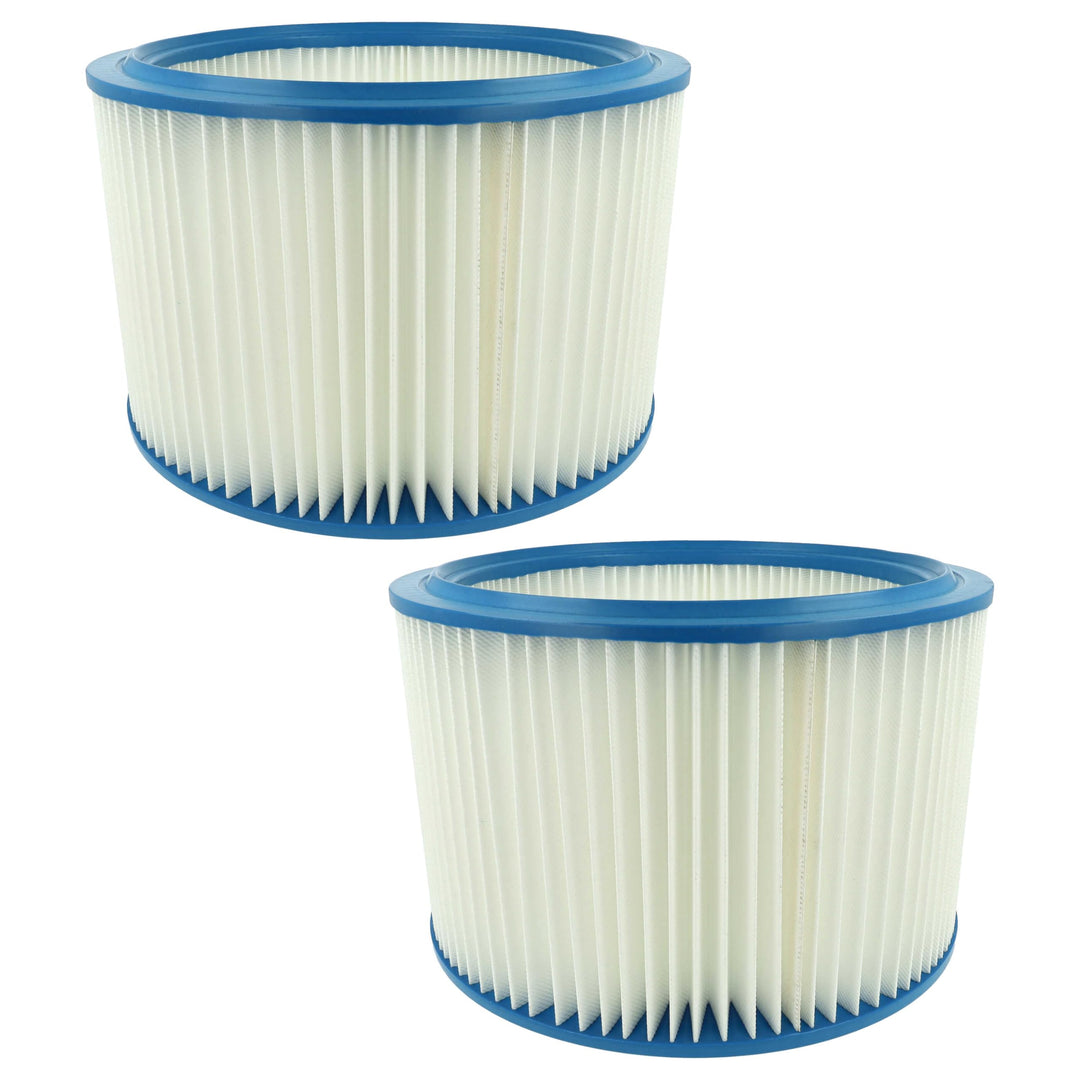 vhbw 2x Filterelement Ersatz für Festool 496406 für Nass-/Trockensauger | Feinstaubfilter