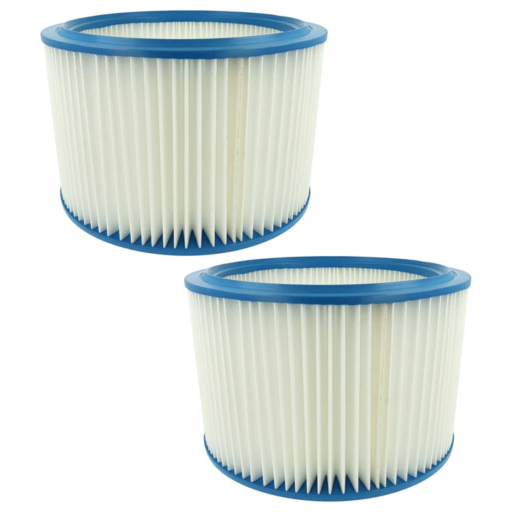 vhbw 2x Filterelement Ersatz für Festool 496406 für Nass-/Trockensauger | Feinstaubfilter