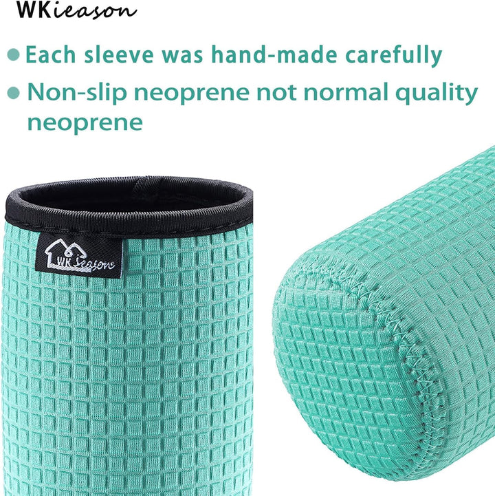 WK IEASON 12oz Slim Can Sleeves Insulators Neoprene Slim Can Covers 12OZ Beer Bottle Sleeves Coolers