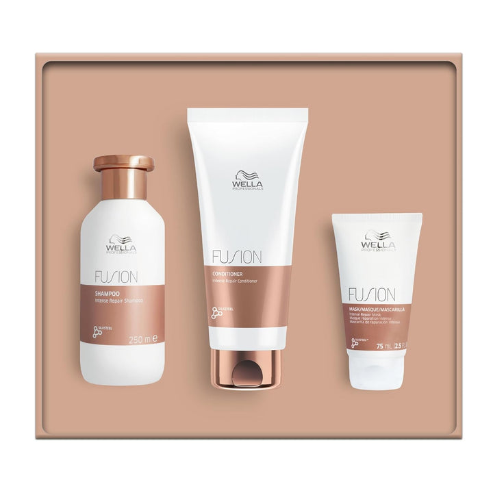 Wella Fusion Geschenkset – Professionelle Haarpflege für geschädigtes Haar von Wella Professionals –