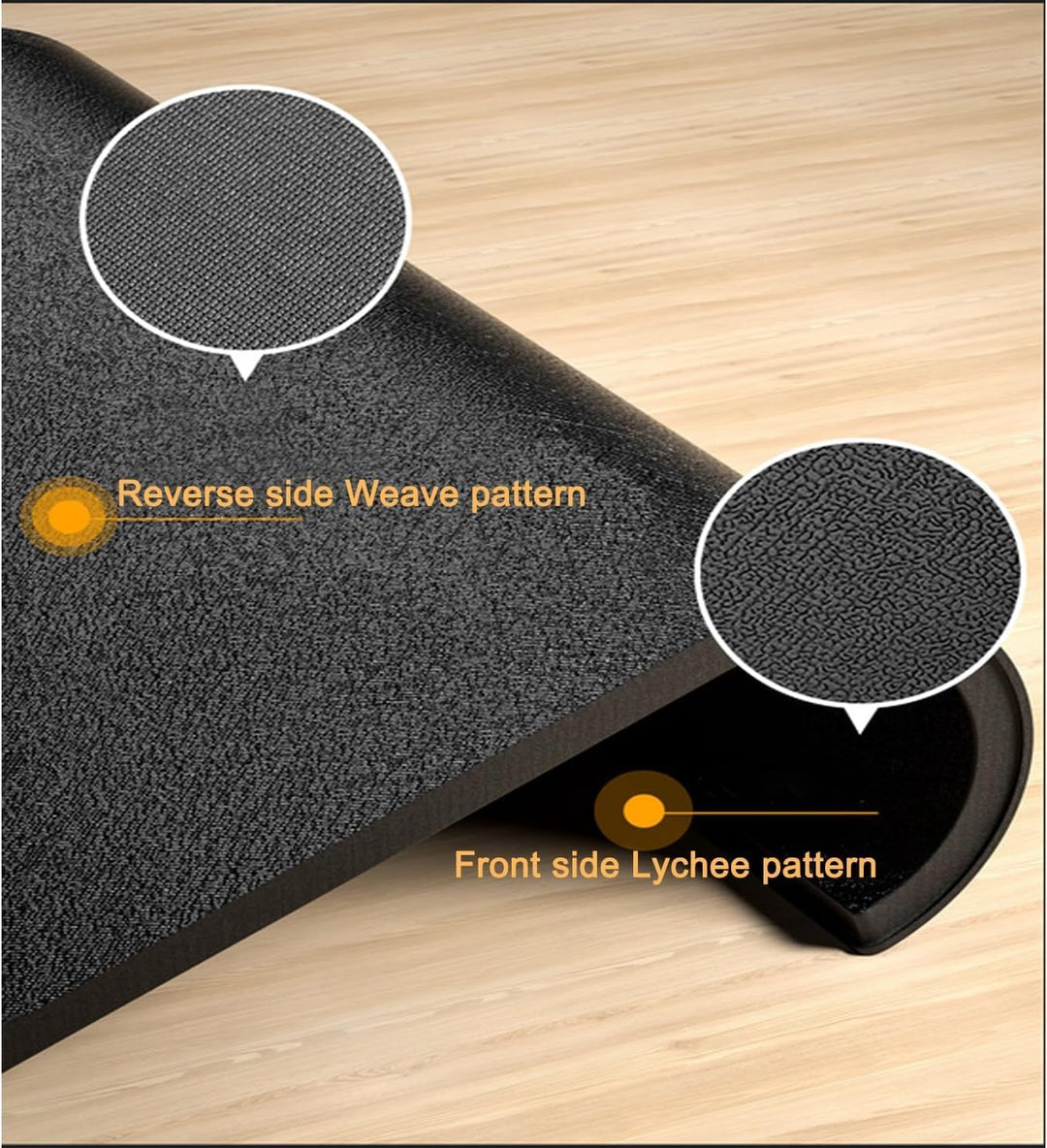 PROIRON Bodenschutzmatte Fitnessgerät, Bodenschutzmatte Fitness 5mm Dicke, Laufband Matte Schutzmatt