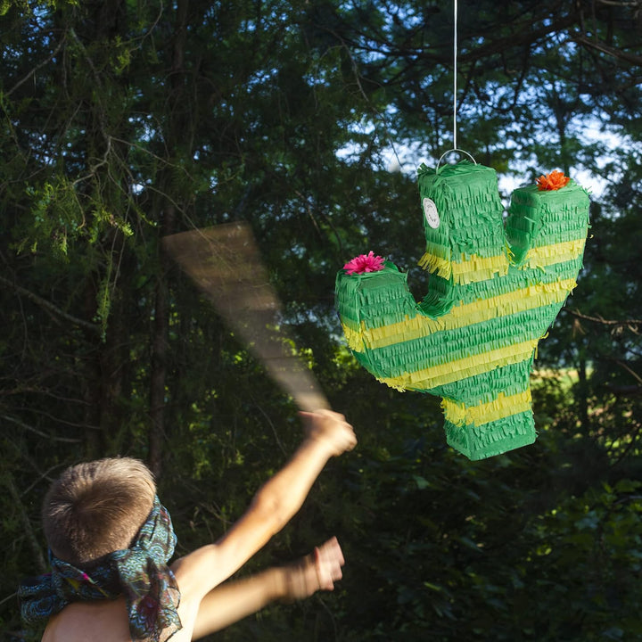 Relaxdays 10031479 Pinata Kaktus, zum Aufhängen, Kinder, Jungen & Mädchen, Geburtstag, zum Befüllen,