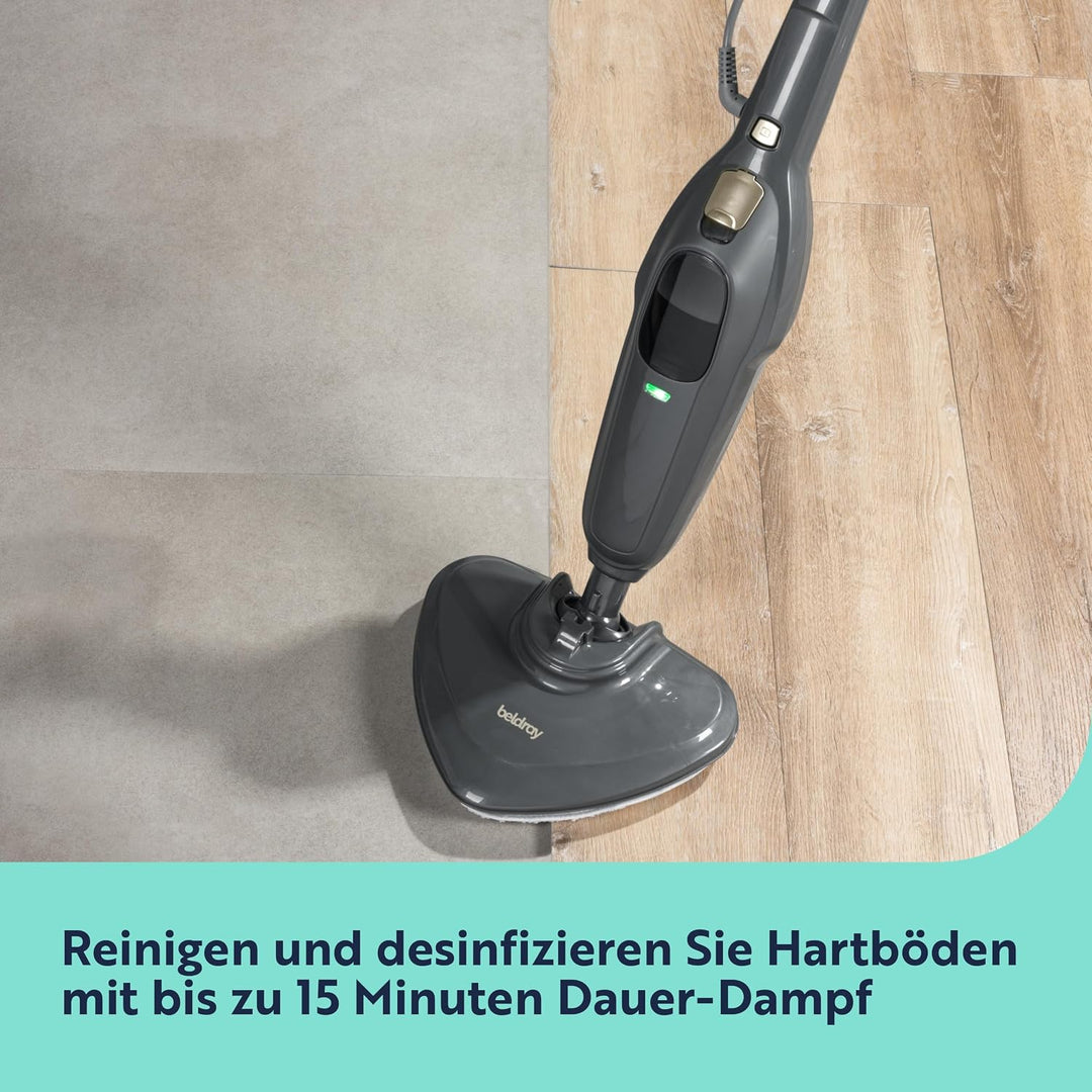 Beldray Clean &amp; Refresh Dampfreiniger – Dampfmopp, Chemikalienfreie Reinigung, Präzisionskopf für Ec