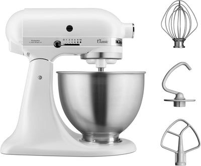 KitchenAid MIXER TILT-HEAD 4.3L - CLASSIC 5K45SS Weiss Single, Weiss Single