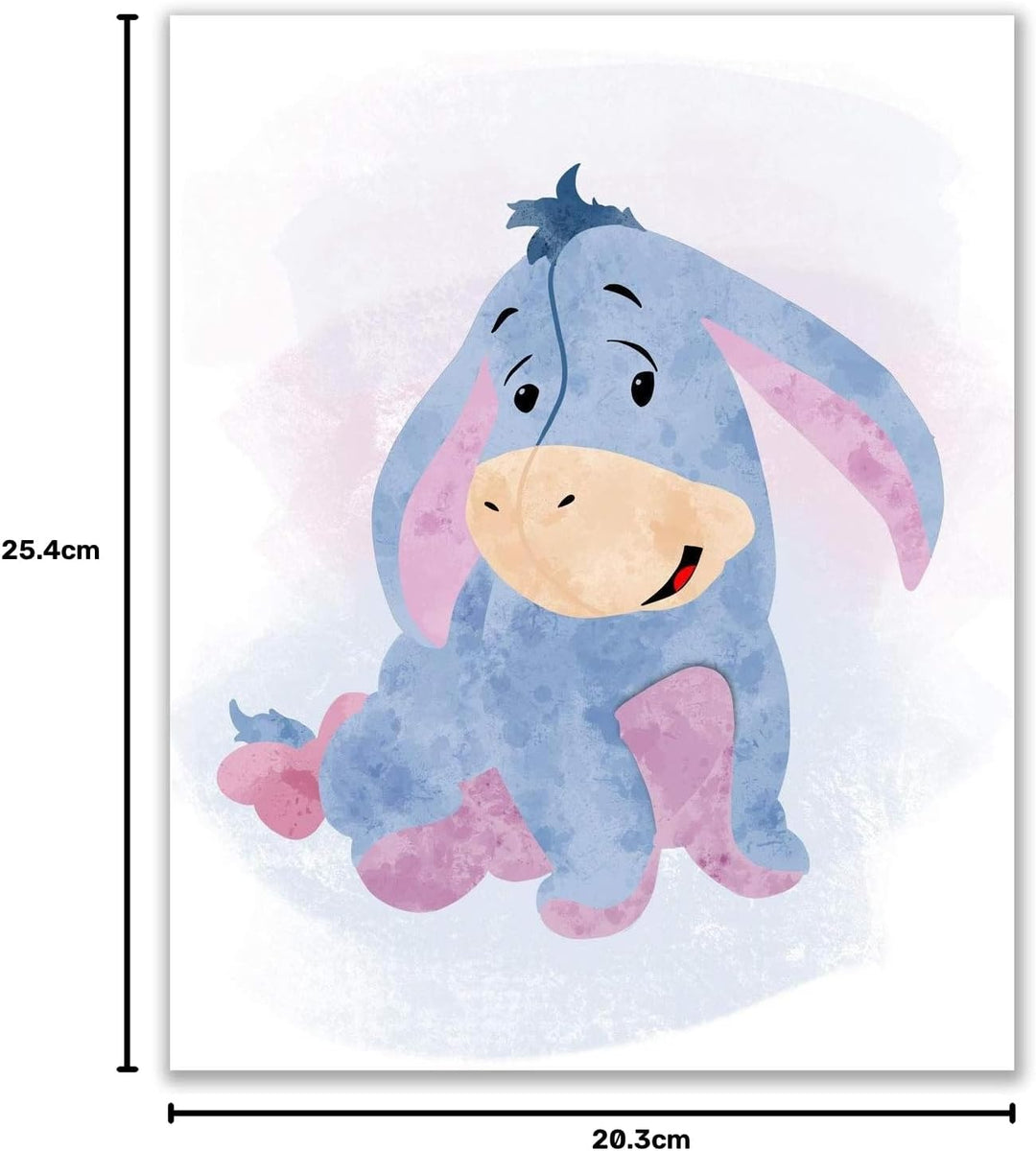 Winnie Puuh Aquarell-Kunstdrucke für Kinderzimmer, Set mit 5 Fotos – 20,3 x 25,4 cm, Ferkel, Tigger