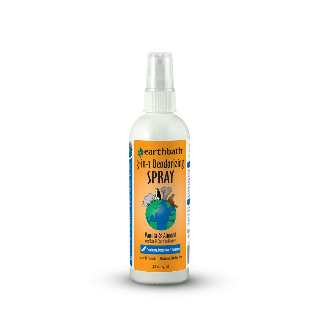 Earthbath Fellerfrischer gegen unangenehme Gerüche bei Tieren, Duft: Vanille und Mandel, 237 ml