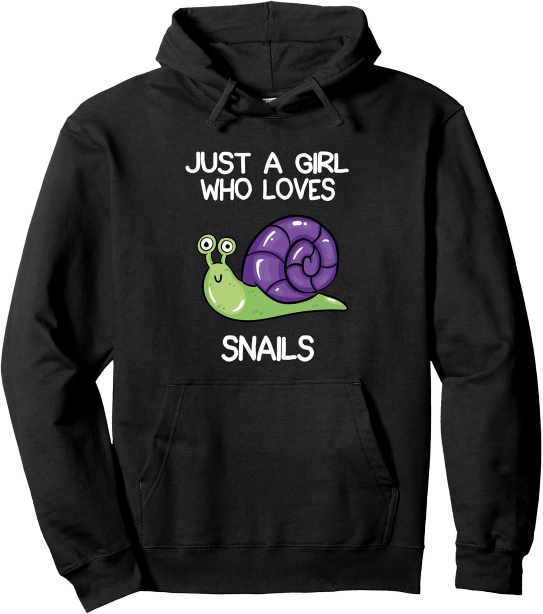 Nur Ein Mädchen, Das Schnecken Liebt Schnecken Geschenk Pullover Hoodie